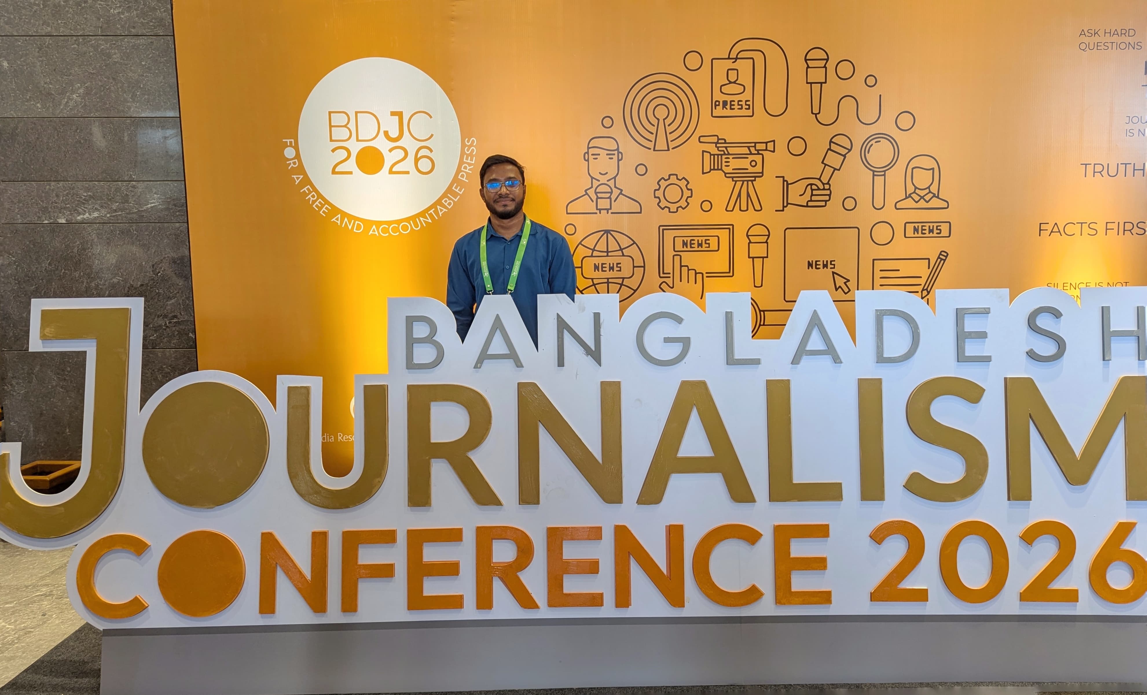 প্রথম বাংলাদেশ জার্নালিজম কনফারেন্সে রাবিপ্রবিসাস সভাপতির অংশগ্রহণ