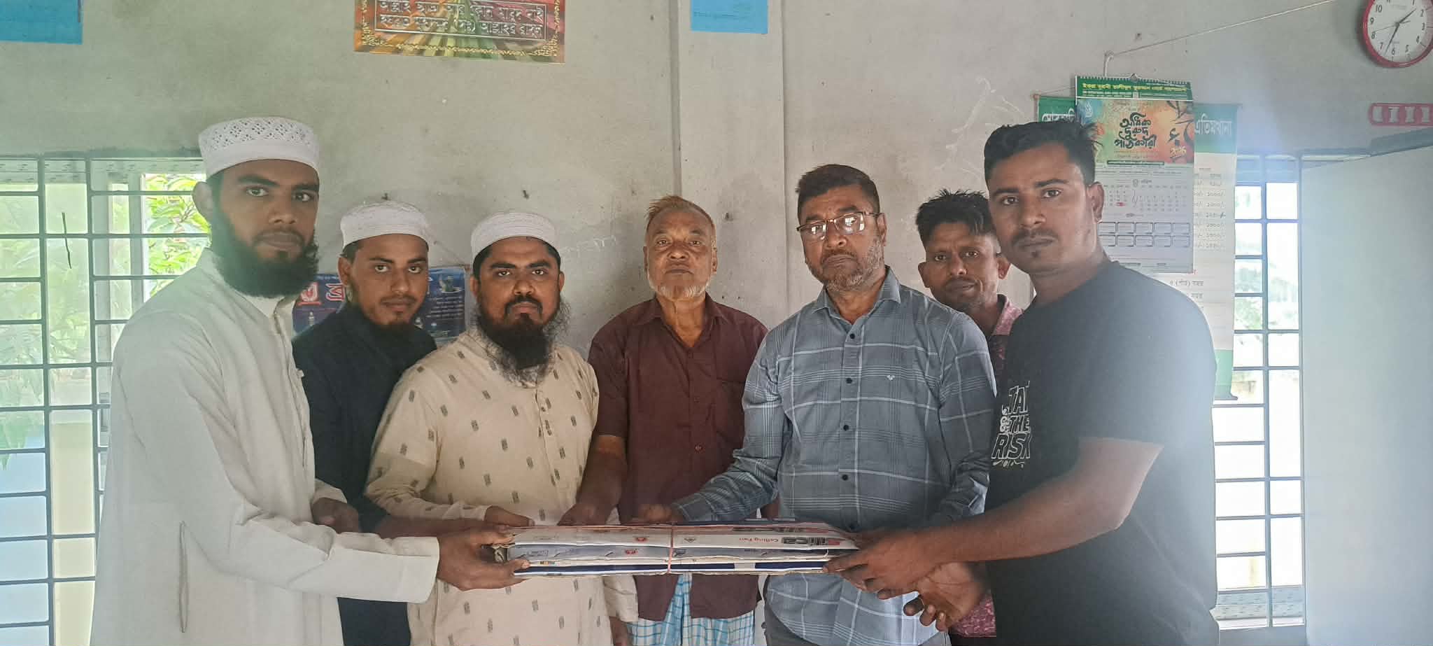 সাউথ আফ্রিকা-মরিশাস প্রবাসী সাজুর মানবিক উদ্যোগে এতিমখানায় তিনটি ফ্যান প্রদান