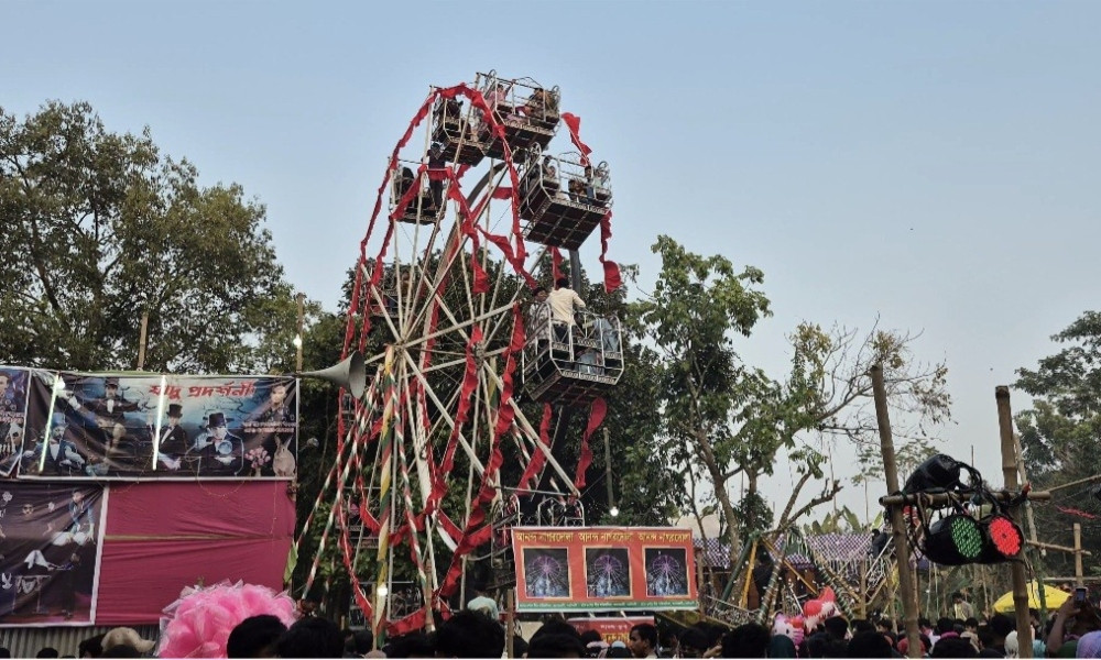 কটিয়াদীতে দুই শতাব্দীর ঐতিহ্যবাহী বৈশাখী মেলা শুরু, উৎসবের আমেজে মুখর মসূয়া