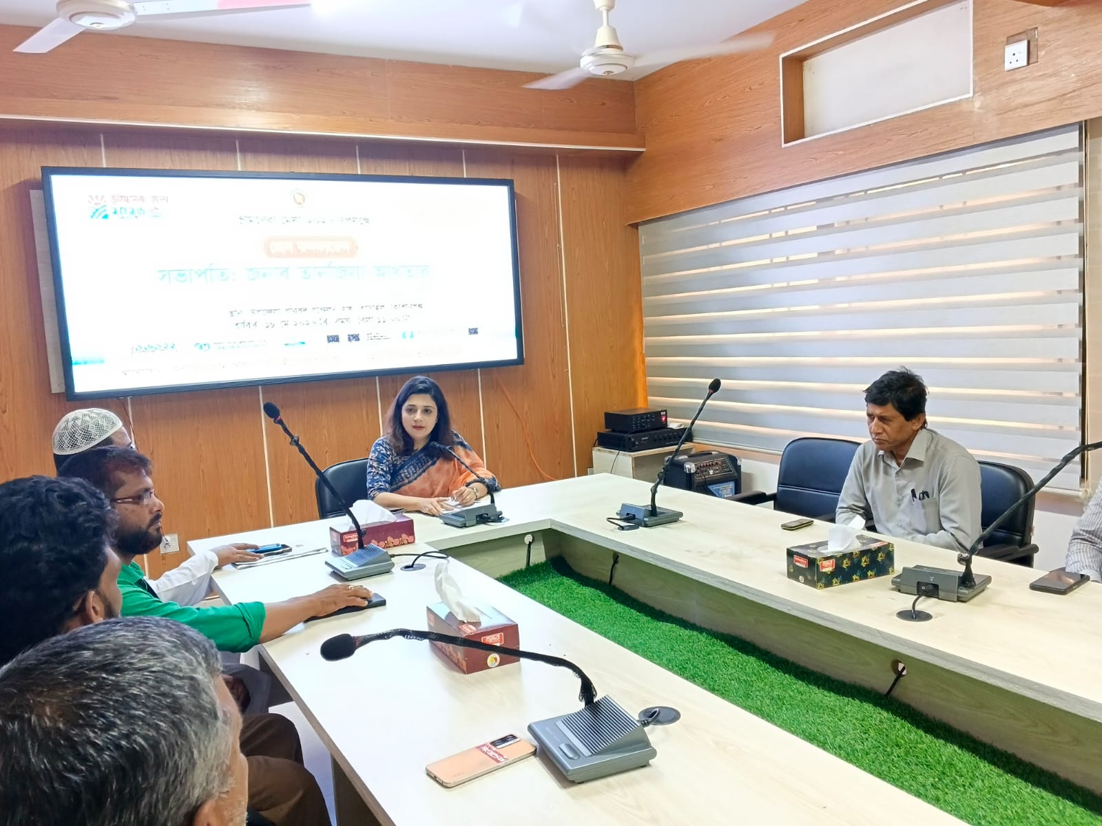 ভূমি মেলা উপলক্ষে তাড়াইল উপজেলা নির্বাহী কর্মকর্তার সংবাদ সম্মেলন