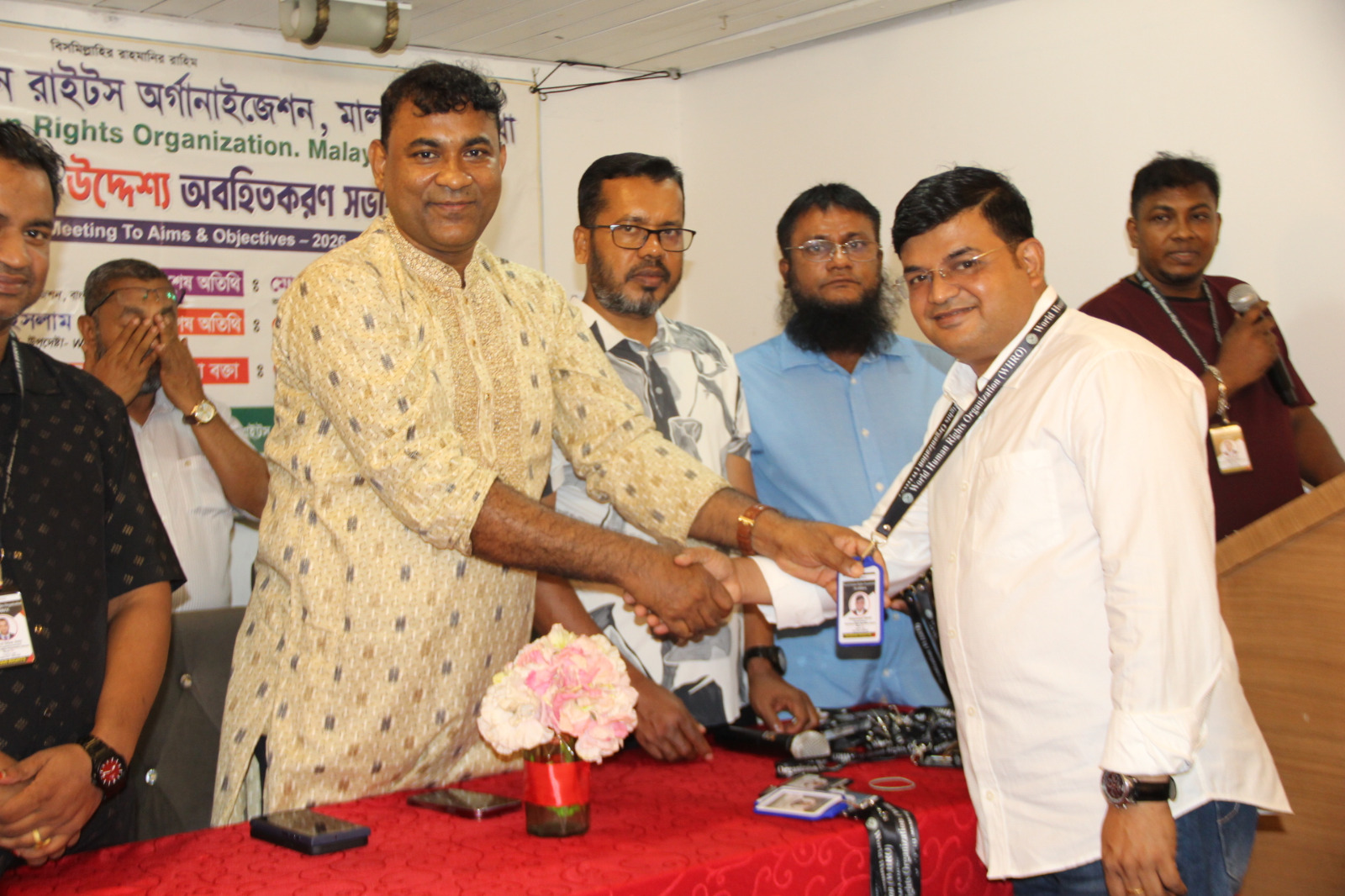 মালয়েশিয়ায় ওয়ার্ল্ড হিউম্যান রাইটস অর্গানাইজেশন-এর অভিষেক ও পরিচিতি সভা অনুষ্ঠিত