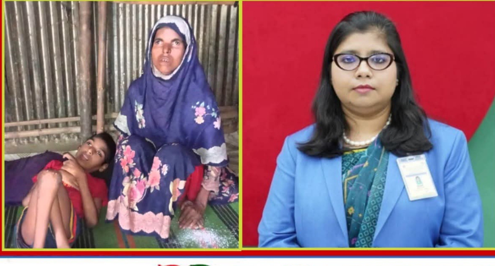 সংবাদ প্রকাশের পর উখিয়ার প্রতিবন্ধী মুহছেনার পরিবার পেল কোরবানির ত্রাণসামগ্রী