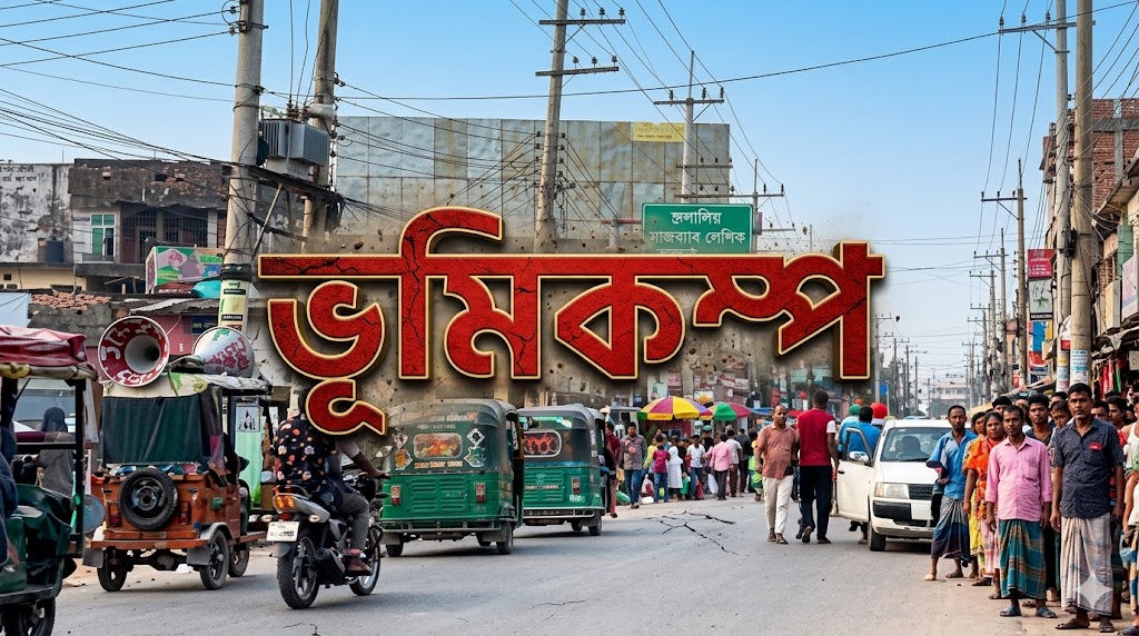 কুলাউড়াতেও অনুভূত হলো ভূমিকম্প, কেঁপে উঠল ঢাকাসহ দেশের বিভিন্ন এলাকা