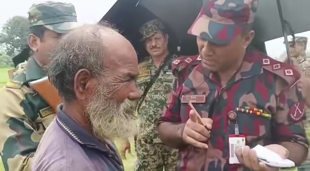 বিএসএফের পুশইন ঠেকাতে সীমান্তে সতর্ক বিজিবি, পাশে স্থানীয় জনগণ