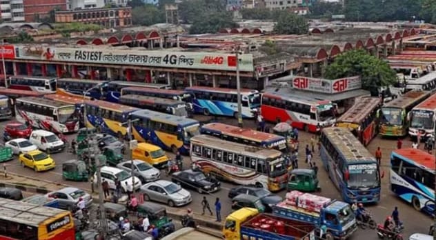 মহাখালী থেকে বাস ডিপো যাচ্ছে পূর্বাচলে