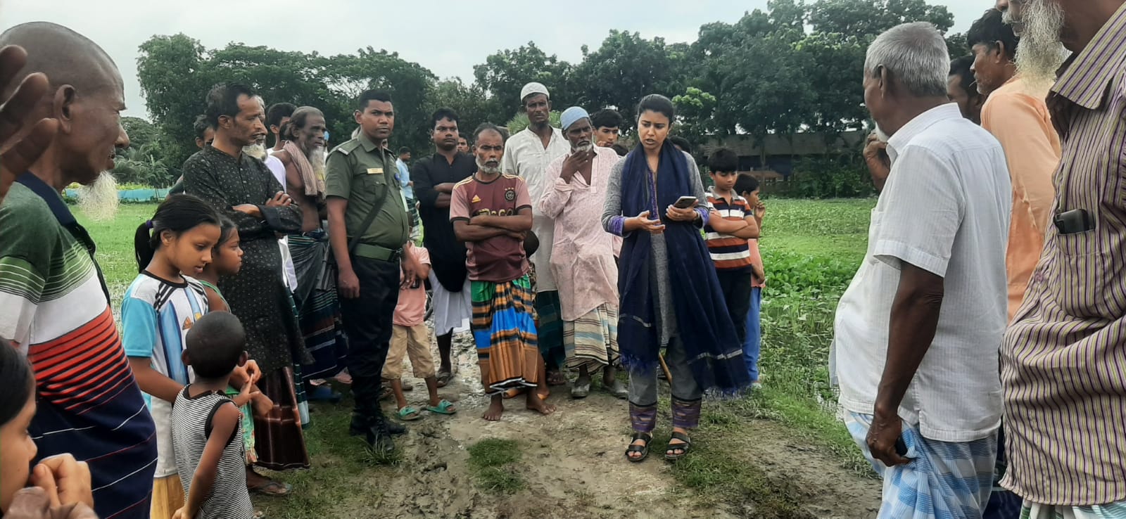 পুমদীর ফাইপুটা বিলের বীজতলা ডুবে বিপাকে কৃষক, ইউএনওর হস্তক্ষেপে স্বস্তি