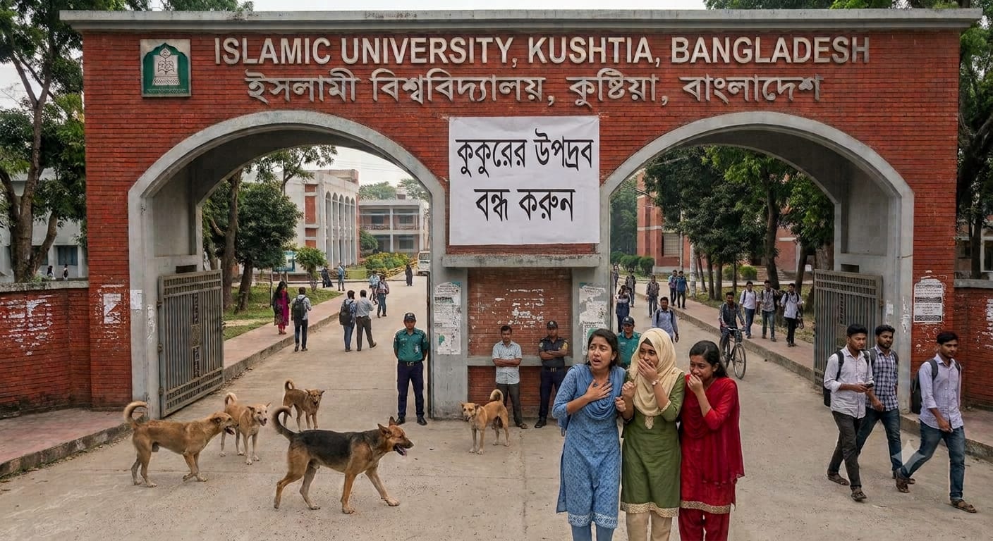 কুকুরের উপদ্রবে অতিষ্ঠ ইবি শিক্ষার্থীরা