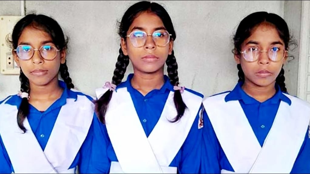 একসঙ্গে জন্ম, একসঙ্গেই বৃত্তি—নাটোরের তিন বোনের অনন্য কৃতিত্ব