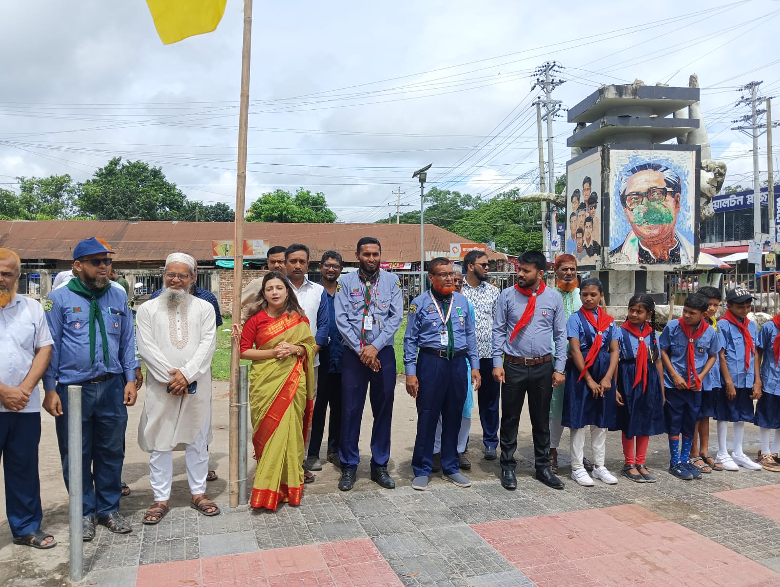 তাড়াইলে কাব স্কাউটদের ব্যাজ প্রশিক্ষণ