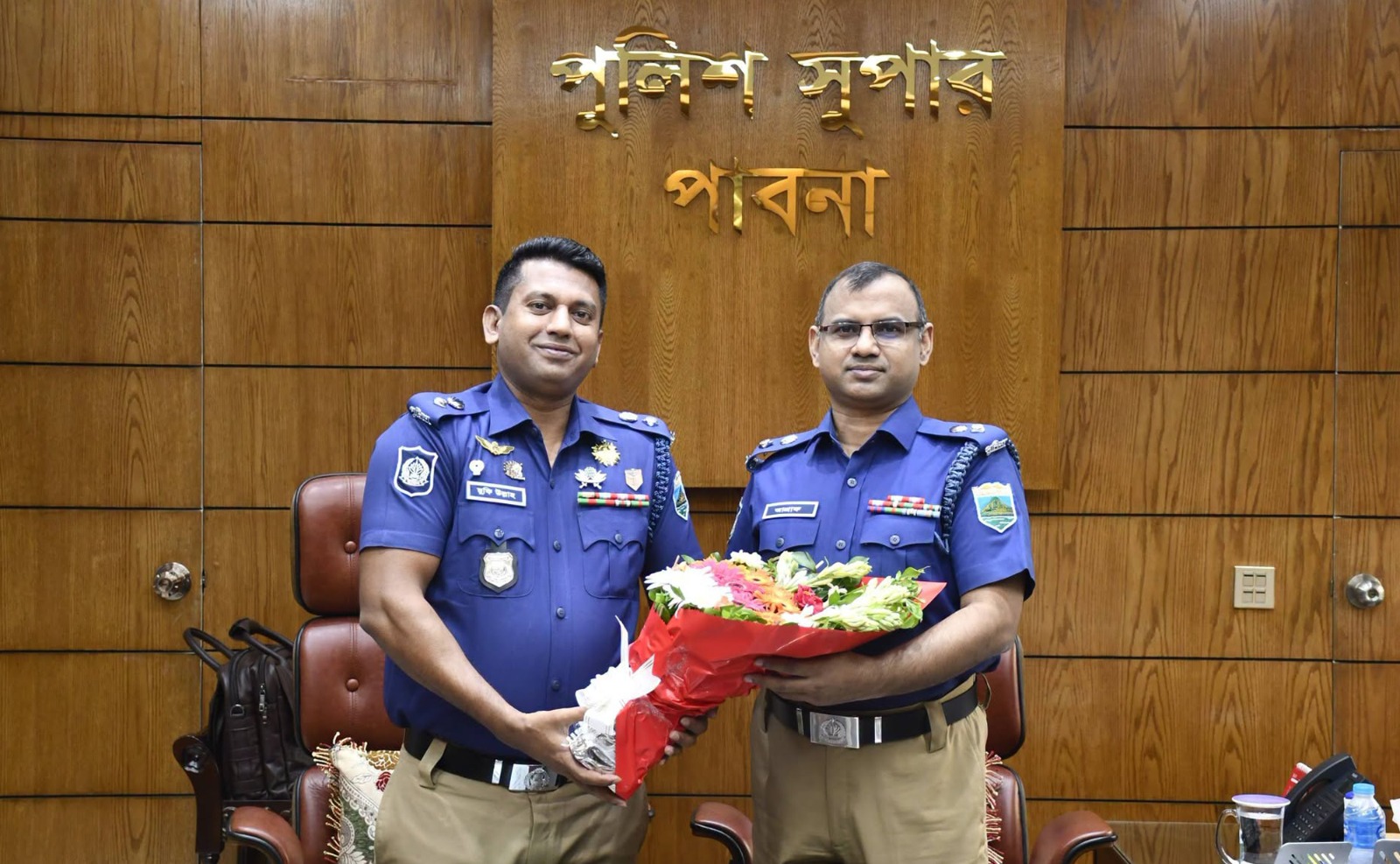 পাবনার নবাগত পুলিশ সুপার আবু আশ্রাফের দায়িত্ব গ্রহণ