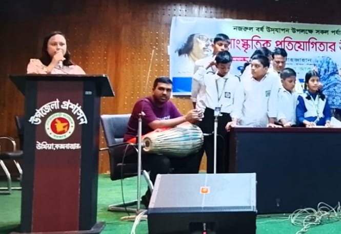 উখিয়ায় নজরুল বর্ষ উদযাপন উপলক্ষে সাংস্কৃতিক প্রতিযোগিতার উদ্বোধন